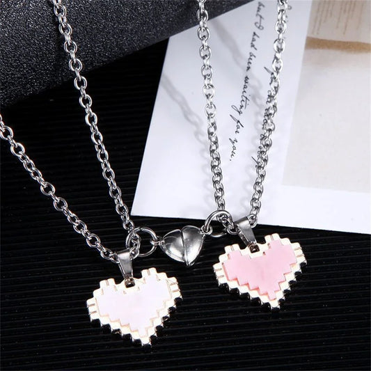 Love Heart Shaped Pendant Necklace