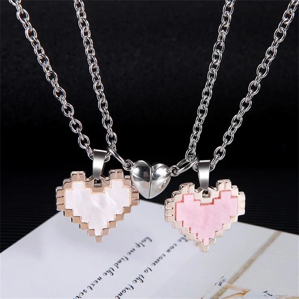Love Heart Shaped Pendant Necklace