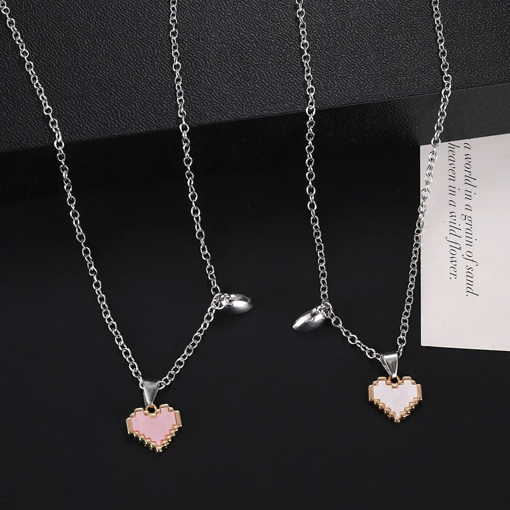 Love Heart Shaped Pendant Necklace